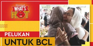 Momen Haru Bunga Citra Lestari di Pemakaman Ashraf Sinclair