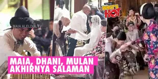Momen Keluarga Dhani & Maia Saling Bersalaman, Termasuk Safeea & Ali Cium Tangan Bunda
