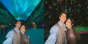 Momen Vidi Aldiano dan Sheila Dara Asik Liburan di China