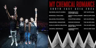 My Chemical Romance Resmi Bakal Konser di Jakarta, Catat Tanggalnya