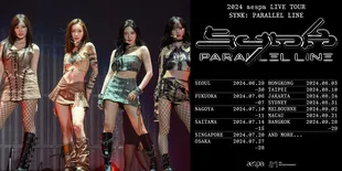 MY Mana Suaranya! aespa Siap Mampir ke Jakarta pada Agustus 2024 Lewat Konser Mereka ‘SYNK: PARALLEL LINE’