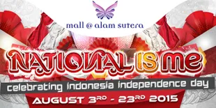 'NATIONAL IS ME', Event Kemerdekaan Penuh Kreatifitas &#38; Seni