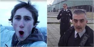 Nge-VLOG, Pemuda Nekat Panjat Bianglala Hingga Ditangkap Polisi