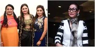Ngefans 'Uttaran', Inul Daratista Bawa Ibu Foto Bareng Bintangnya