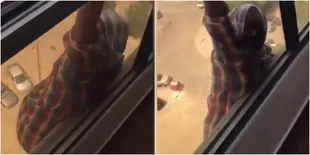 Nggak Menolong, Seorang Majikan Malah Rekam Pembantunya Jatuh