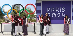 Nonton Langsung Olimpiade di Paris, Ini 7 Potret Almira Anak Annisa Pohan yang Kalem