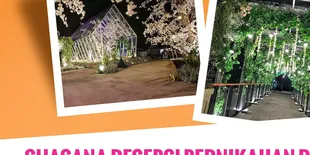 Nuansa Venue Resepsi Laudya Cynthia Bella-Engku Emran, Romantis!