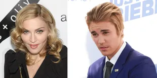 OMG! Beda 35 Tahun, Justin Bieber - Madonna Tertangkap Ciuman