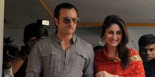 Party Bareng Saif, Kareena Kapoor Pede Pamer Punggung Terbuka