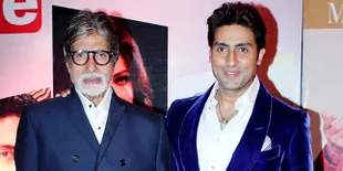 Pelukan Manja Abhishek Bachchan ke Amitabh Bachchan, Manis Banget