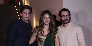 Pelukan, Shahrukh Khan dan Aamir Khan Adu Ganteng dan Sama Segar!