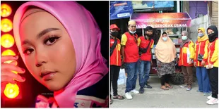 Penggemar Selfi LIDA Datangi Penerima Donasi Dangdut Goyang Amal Sambil Dihibur Pengamen Jalanan