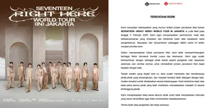 Penukaran Tiket Konser SEVENTEEN di Jakarta Tuai Protes, Promotor Rilis Pernyataan&#160;Resmi
