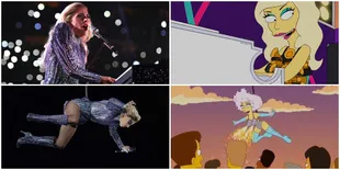 Perform Lady Gaga di Super Bowl Diproyeksikan Kartun The Simpsons