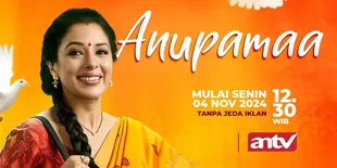 Permintaan Penggemar Terwujud, Serial Nomor Satu India Anupamaa Tayang di Televisi Nasional