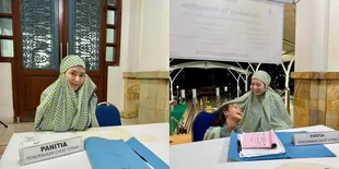 Potret Ayana Moon Berbagi Kebahagiaan dengan Bayar Zakat Fitrah di Hari Terakhir Ramadan