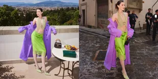 7 Potret Cantik Davika Hoorne, Aktris dan Model Thailand yang Hadir di Peragaan Busana Gucci 2026