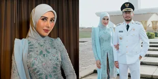 Potret Cantik Syahnaz Sadiqah Dampingi Jeje Govinda Pelantikan Bupati, Aura Ibu Pejabat Terpancar Nyata