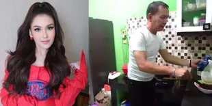 Potret Dapur Rumah Ayu Ting Ting, Bergaya Minimalis dengan Tembok Bernuansa Green Screen