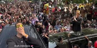 Potret Event Makan Bareng Aisar Khaled di Aceh, Disambut Meriah Bak Presiden Datang