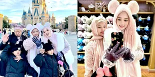 Potret Inara Rusli Ajak Anak Liburan di Disneyland Tokyo, Jadi Salah Satu Bucket List