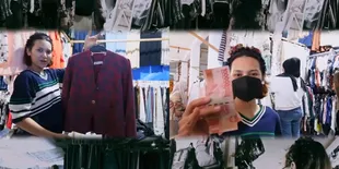 Potret Indah Permatasari Hunting Baju Thrift di Kampung Halaman Arie Krieting, Kesederhanaannya Dipuji