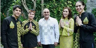 Potret Lebaran Keluarga Maia Estianty - Irwan Mussry Bersama Al, El &#38; Dul