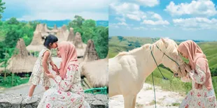 Potret Liburan Ria Ricis dan Moana di Sumba, Mulai Naik Kuda hingga Main Kano di Sungai