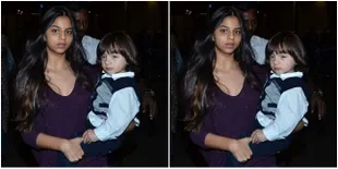 Potret Manis Suhana Khan dan AbRam Khan, Pelukan Hangat dan Mesra