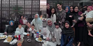 6 Potret Nagita Slavina Ajak Bukber Karyawan RANS dan Pengasuh Anaknya, Mewah di Hotel Bintang Lima
