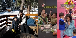 7 Potret Nikita Willy Sabar Banget sama Anak Meski Digangguin, Perlihatkan Reaksi Tenang