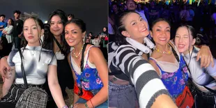 Potret Nirina Zubir Nonton Konser Bareng Adhisty Zara, bak Seumuran - Gaya Outfitnya Bersaing