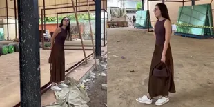Potret Olivia Jensen saat Pantau Pembangunan Bisnis Soul Padel Club, Tetap Nikmati Prosesnya
