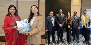 Potret Raline Shah Lakukan Kunjungan Kerja ke India sebagai Staf Khusus Kementerian Komdigi