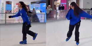 Potret Safeea Anak Mulan Jameela dan Ahmad Dhani Main Ice Skating, Ternyata Jago - Tunjukkan Aksi Berputar