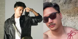 Potret Selfie di Pantai, Baskara Mahendra Tak Malu Tunjukkan Uban Yang Mulai Tumbuh di Rambutnya