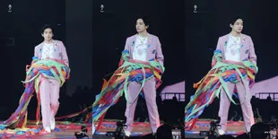 Potret V BTS yang Mendadak Jadi Model Victoria Secret saat Konser Permission To Dance di Las Vegas