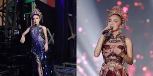 Potret Yuni Shara Pakai Gaun Malam saat Manggung, Mewah dan Elegan Banget