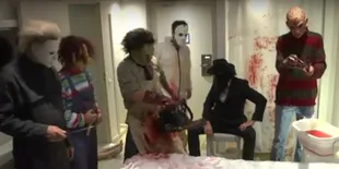Prank Halloween Super Ngeri, Korban Dibuat Lari Terbirit-Birit