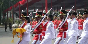 Profil Tarissa Maharani Dewi, Paskibraka Cantik Pembawa Baki di HUT RI ke-73