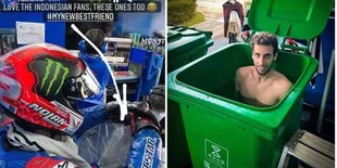 Punya Cara 'Ngadem' yang Unik, Ini 6 Potret Pembalap MotoGP yang Kegerahan di Sirkuit Mandalika