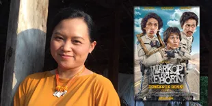 Putri Almarhum Kasino Hadiri Launching Teaser 'WARKOP MODERN'