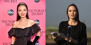 Raline Shah Selfie Bareng Angelina Jolie di Premier 'DUMBO'