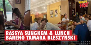 Ramai Soal Miskom Wedding, Teuku Rassya Sungkem Di Kaki Tamara Bleszynski Saat Lunch Bersama