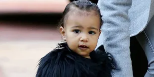 Rambut Berantakan, Masihkah North West Cantik Lucu Menggemaskan?