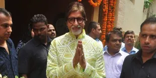 Rayakan Ultah ke-73 Bareng Fans & Media, Amitabh Bachchan Bahagia