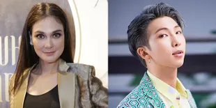 Reaksi Luna Maya 'Fangirling' Lihat RM BTS Hadir di Grammy Awards 2019