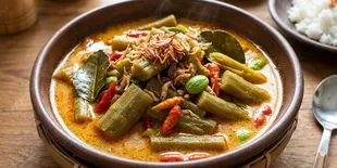 Resep Sayur Lodeh Batang Talas dengan Bumbu Santan Gurih