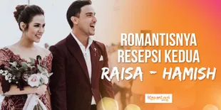 Resepsi Raisa - Hamish di Bali, Masih Tetap Memesona Romantisnya