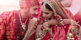 Rilis Foto Resmi Pernikahan, Deepika Padukone dan Ranveer Singh Super Bahagia
